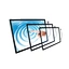 55inch aluminum alloy infrared ir touch frame overlay kit